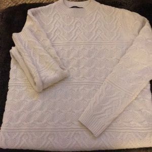 Cable sweater